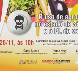 O USO DE AGROTÓXICOS NO ESTADO DE SP E O PL DO VENENO