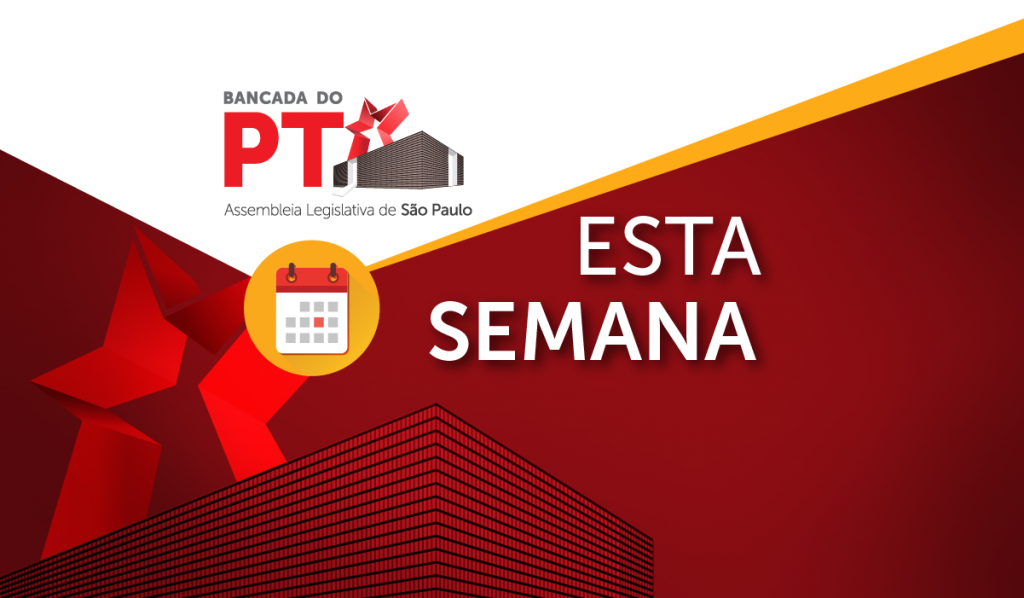 AGENDA DA SEMANA – 26 a 30 de novembro