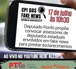 Reunião da CPI das Fake News acontece nesta sexta-feira, 17/7