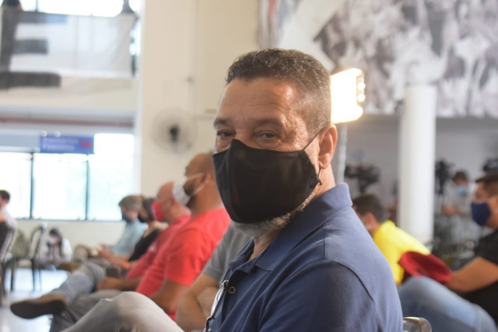 O deputado Barba acompanhou a entrevista de Lula em SBC