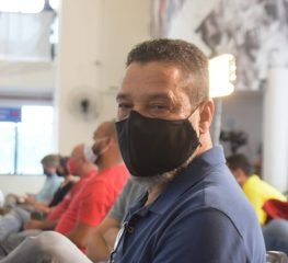 O deputado Barba acompanhou a entrevista de Lula em SBC