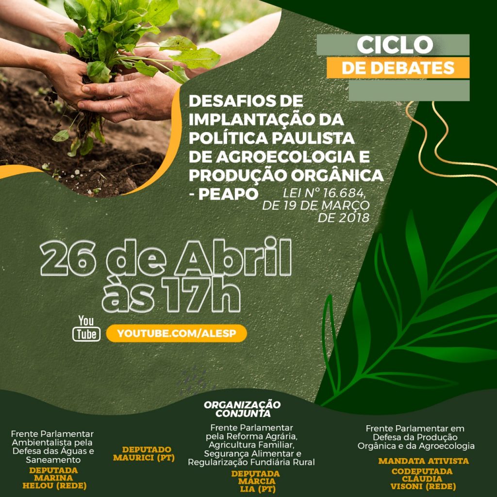 AUDIÊNCIA PÚBLICA DEBATE AGROECOLOGIA E PRODUÇÃO ORGÂNICA AUDIÊNCIA PÚBLICA DEBATE AGROECOLOGIA E PRODUÇÃO ORGÂNICA