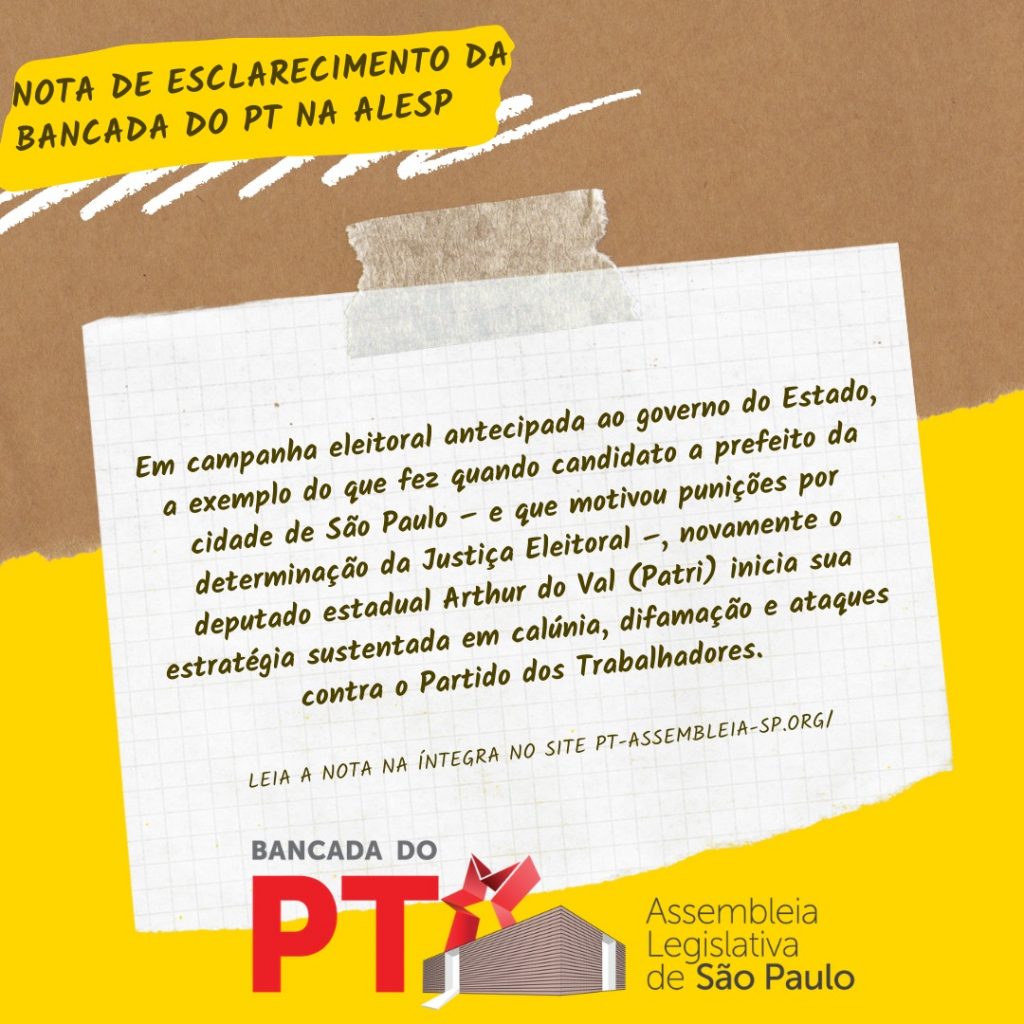 Nota de esclarecimento Nota de esclarecimento