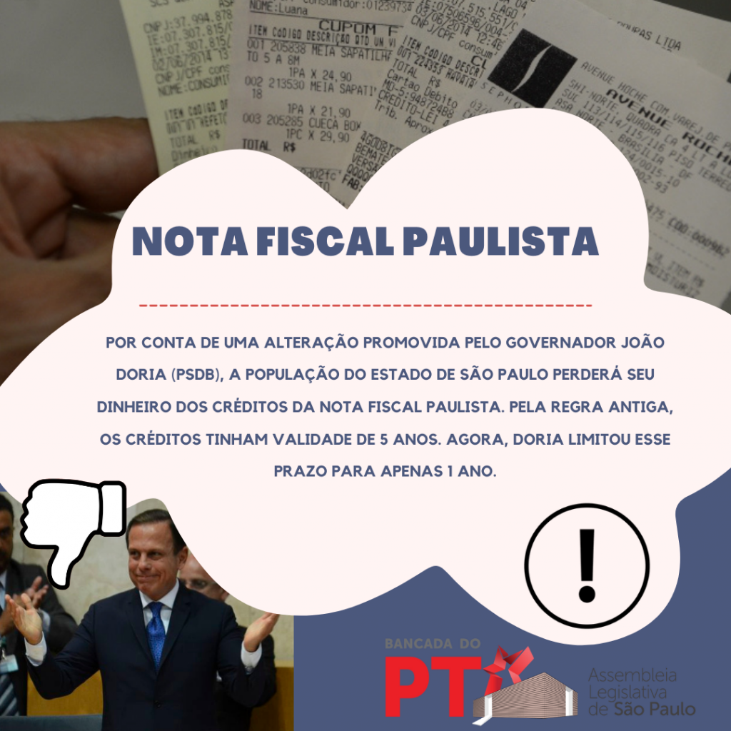 Nota Fiscal Paulista, fique de olho!