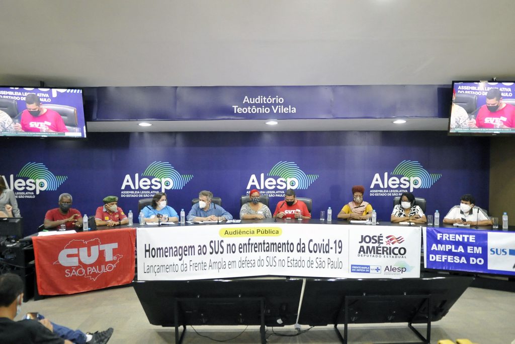 Lançada em São Paulo a Frente Ampla em Defesa do SUS Lançada em São Paulo a Frente Ampla em Defesa do SUS