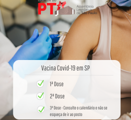 JÁ TOMOU A SUA DOSE DE REFORÇO DA VACINA?