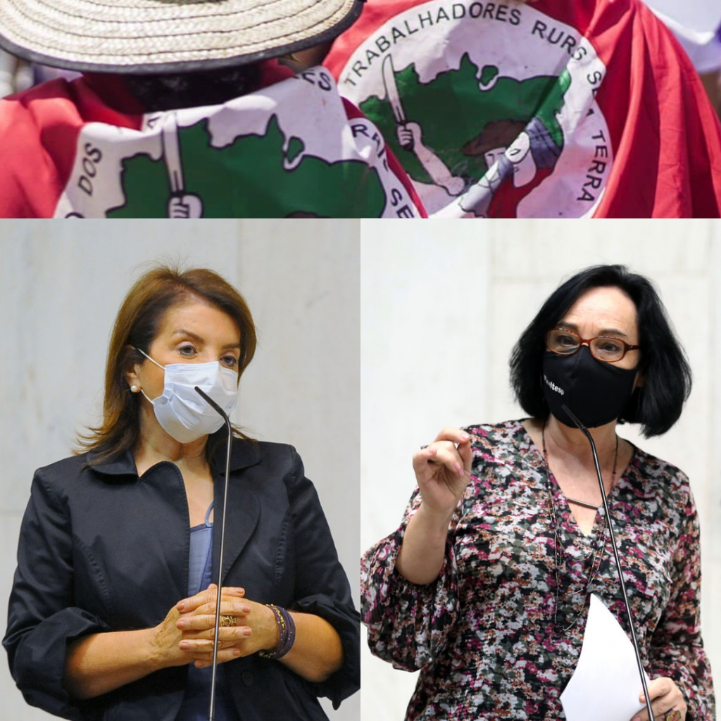 Deputadas petistas em solidariedade e apoio à luta pela terra