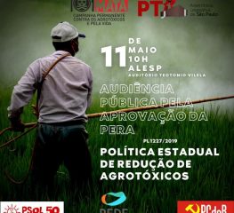 Audiência cobra aprovação de Política Estadual de Redução de Agrotóxicos