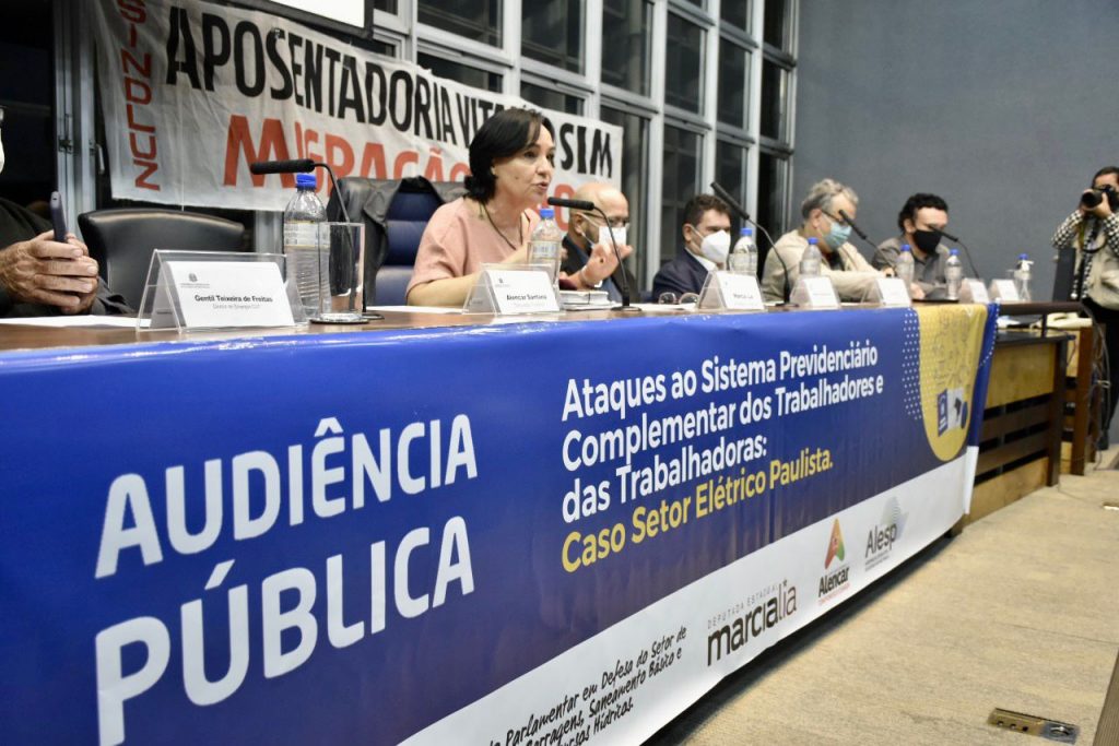 Audiência repudia ataques à previdência no setor elétrico de SP Audiência repudia ataques à previdência no setor elétrico de SP