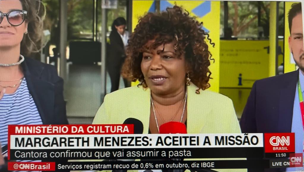 Margareth Menezes, nova ministra da cultura