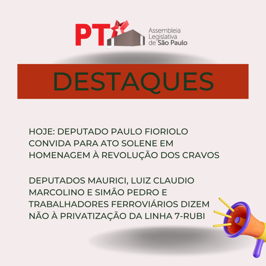 Terça-feira, 25 de abril