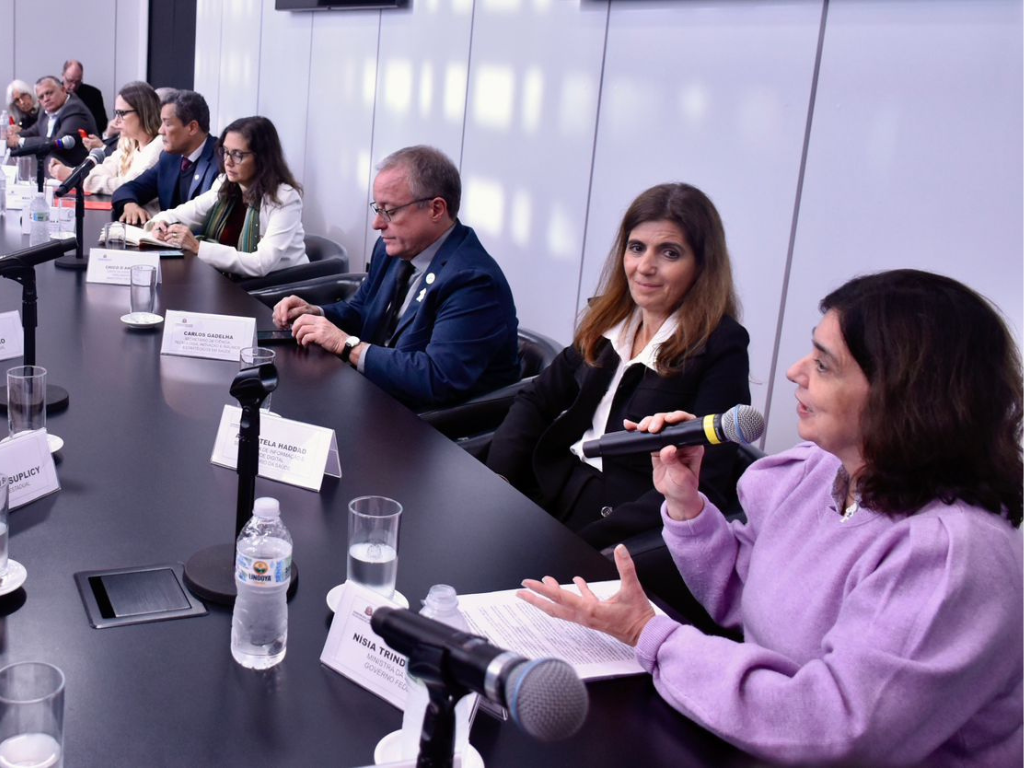 Bancada reúne-se com ministra Nísia Trindade, da Saúde