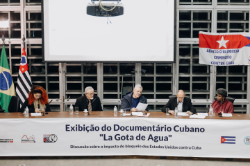 Documentário e nota denunciam bloqueio a Cuba