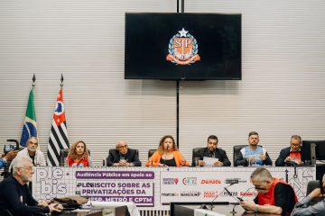 PT, movimentos sociais e sindicatos discutem PL que privatiza Sabesp