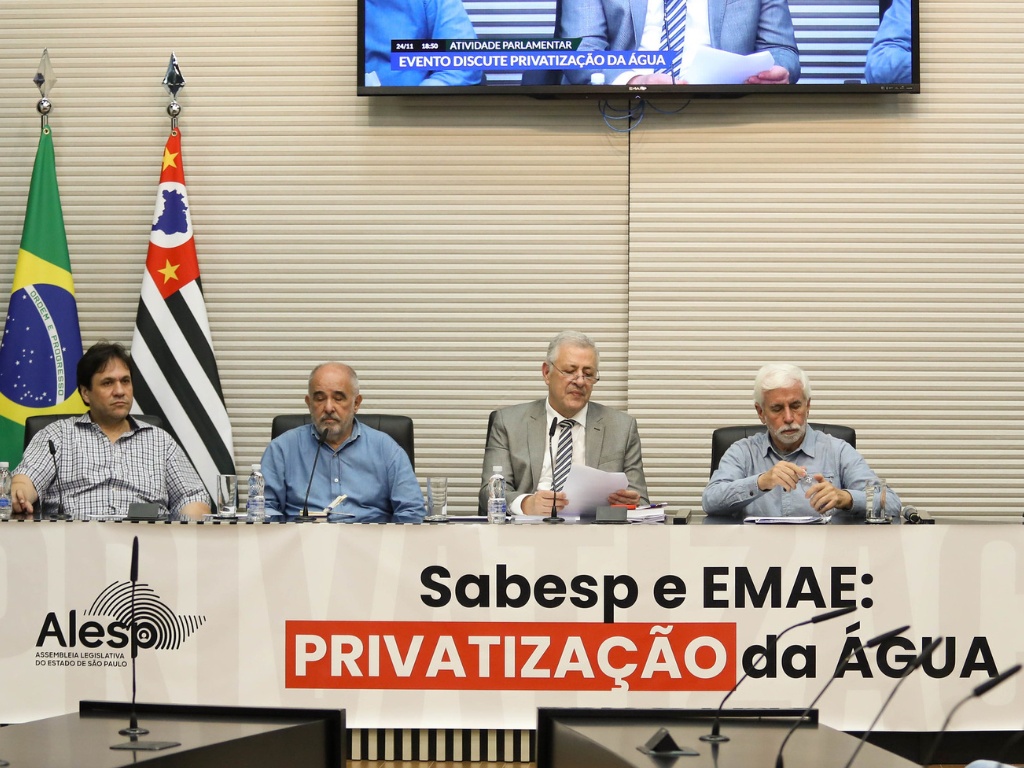Audiência aprofunda debate sobre a privatização da água