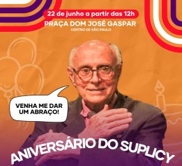 Festa na praça: parabéns Suplicy!