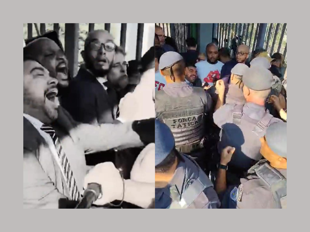 PM despreparada agride deputado estadual com choque elétrico