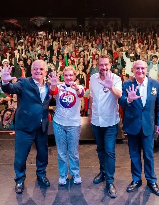 Alckmin e Márcio França reforçam Frente Ampla em defesa de Boulos e Marta