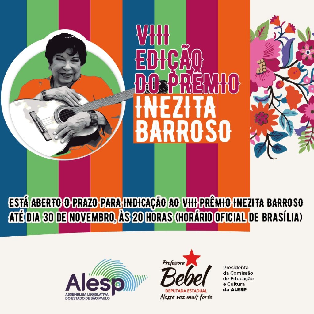 Inscrições abertas para o Prêmio Inezita Barroso