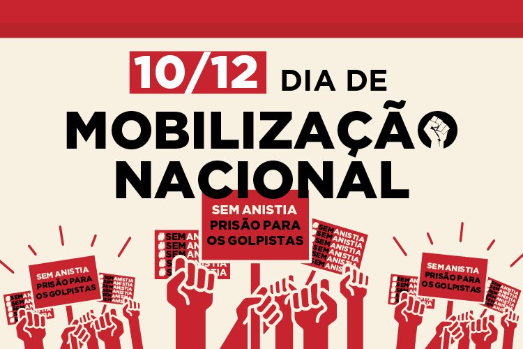 Terça-feira, 10 de dezembro, dia mobilização nacional