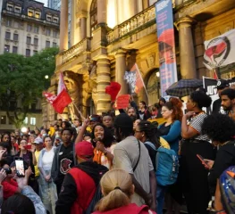 ‘Caso isolado número 10 milhões’: ato denuncia violência policial e pede a queda de Derrite