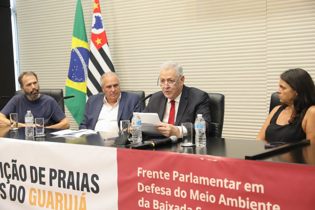 AUDIÊNCIA PÚBLICA DEBATE POLUIÇÃO DAS PRAIAS DO GUARUJÁ