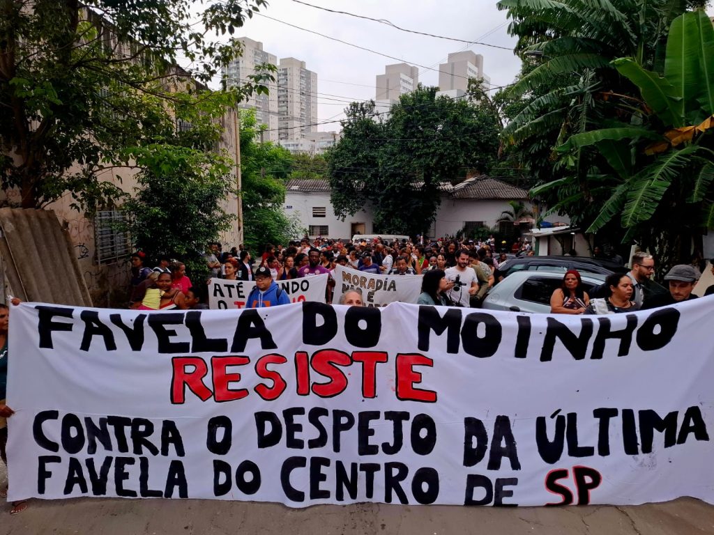 Política de guerra do governo Tarcísio na remoção de famílias da favela do Moinho