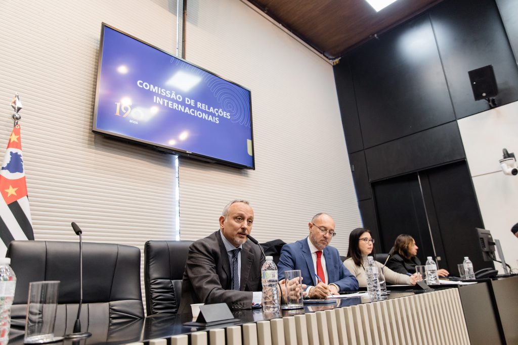 Comissão de Relações Internacionais da Alesp recebe cônsul-geral da Itália