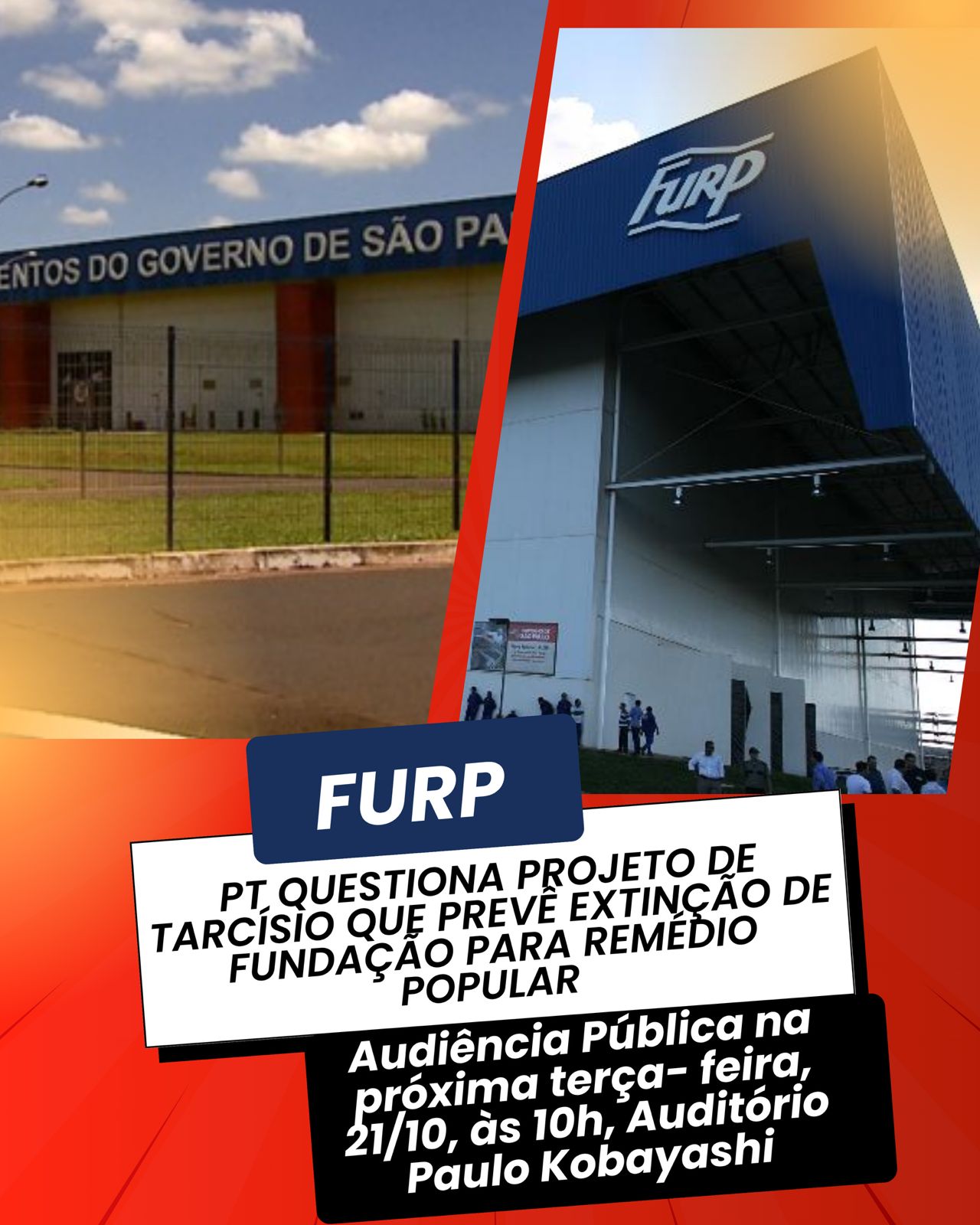 Bancada petista barra votação da FURP