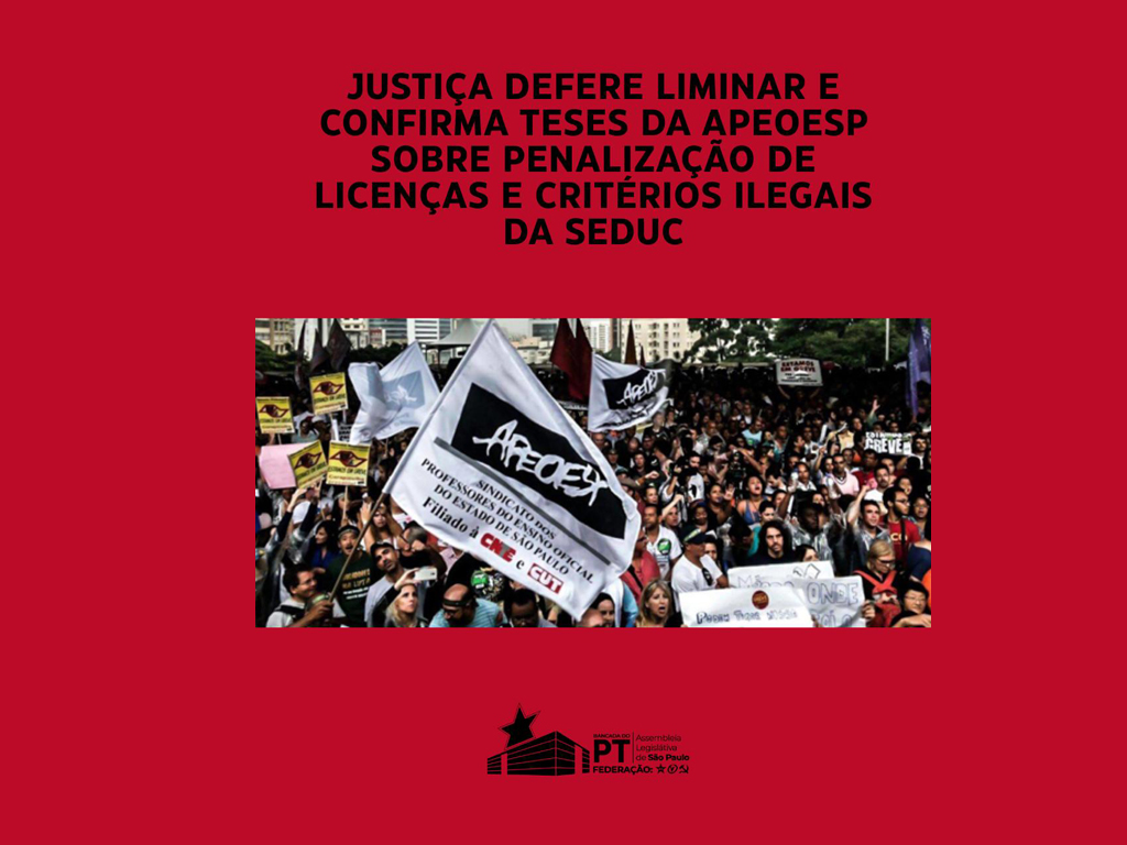 JUSTIÇA DEFERE LIMINAR SOBRE PENALIZAÇÃO DE LICENÇAS PELA SEDUC